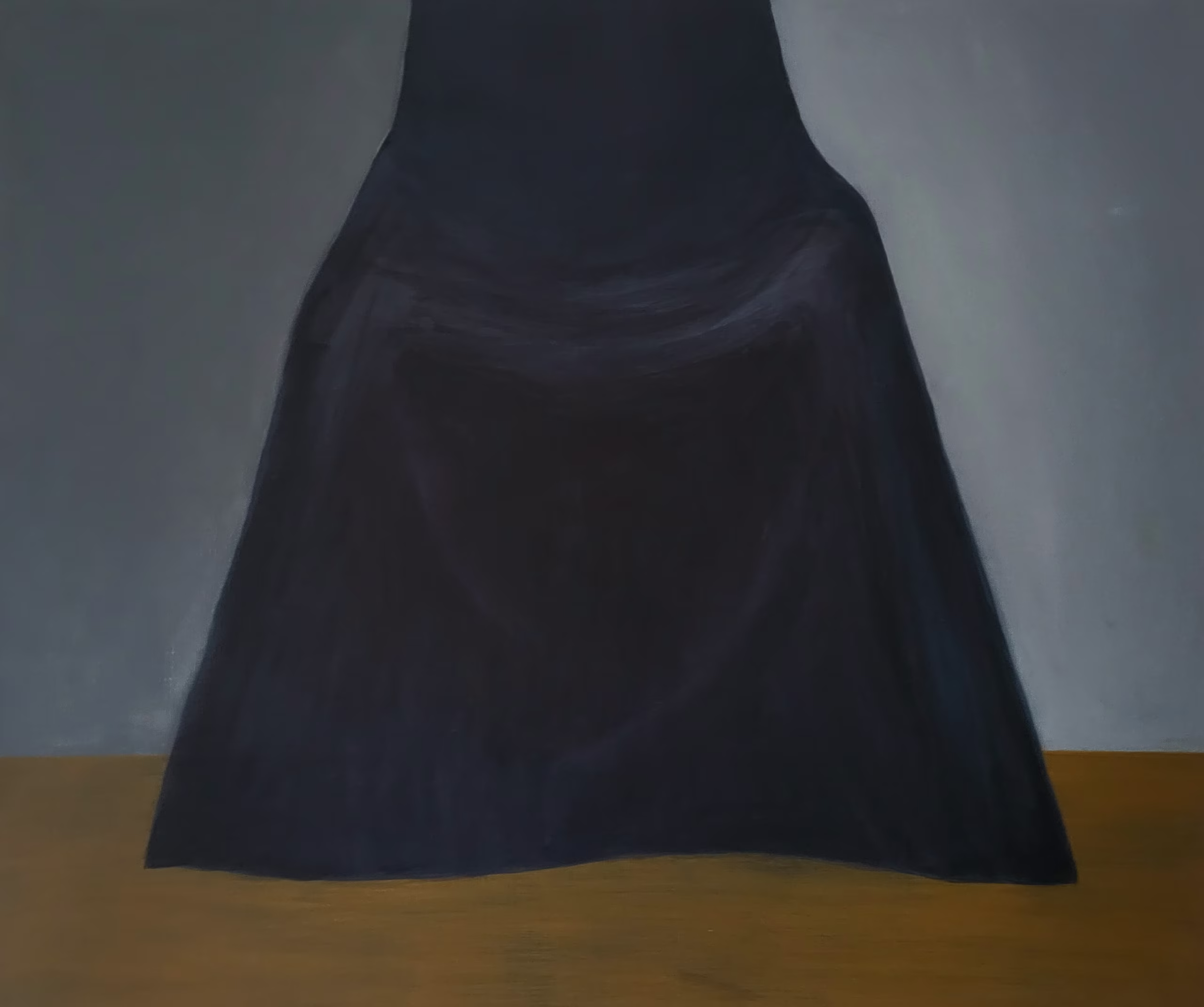 Chowany 60x70 cm, akryl na płótnie, 2022